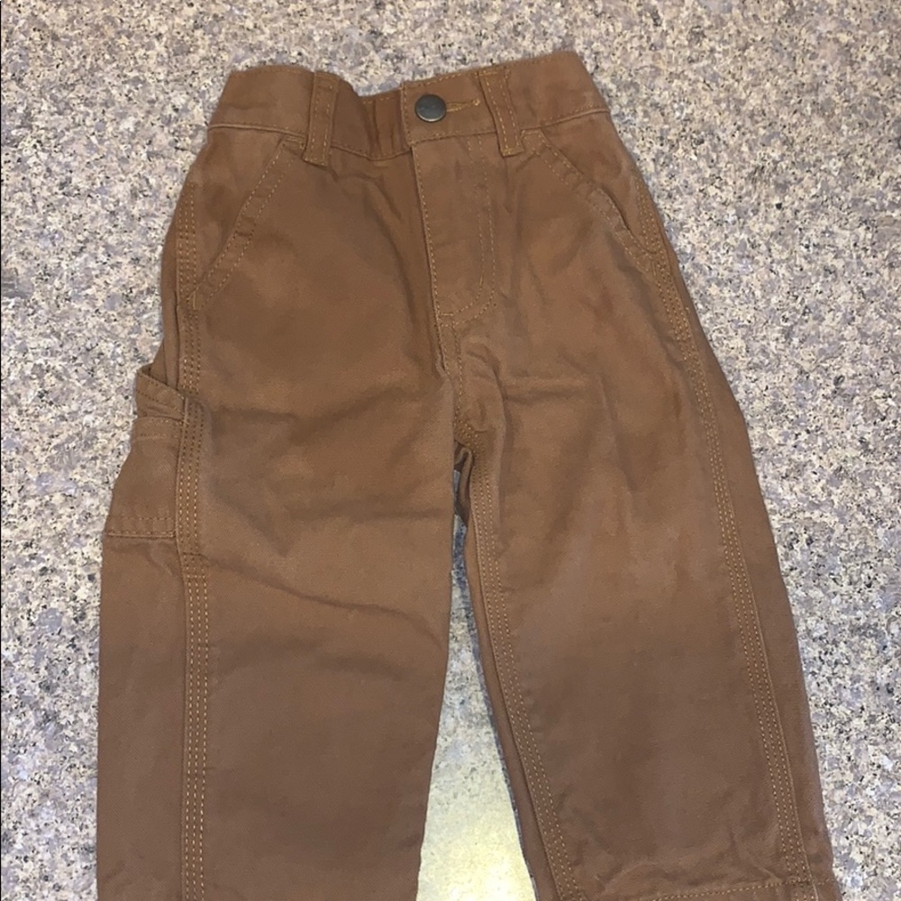 Carhartt brown pants 12 months
